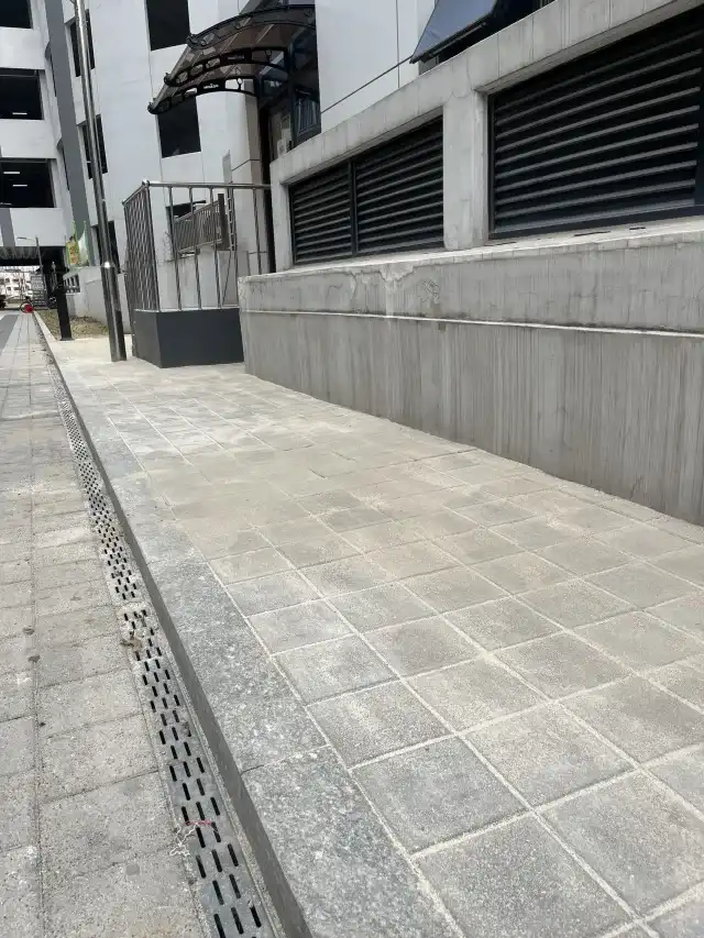 최근 시공 사례 도로블럭 이면도로 교체 시공 후 사진