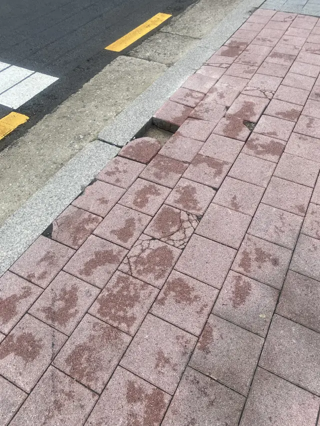 시흥 도로블럭 전체 교체 시공