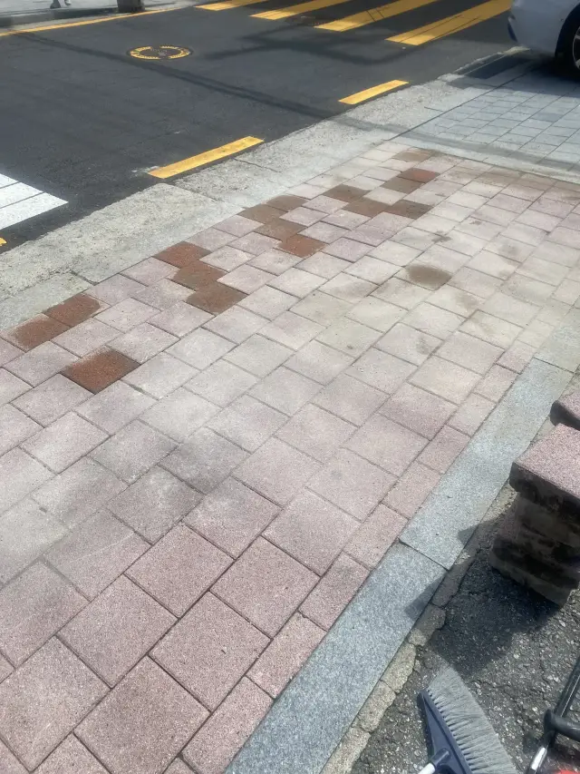 시흥 도로블럭 신설 포장 시공